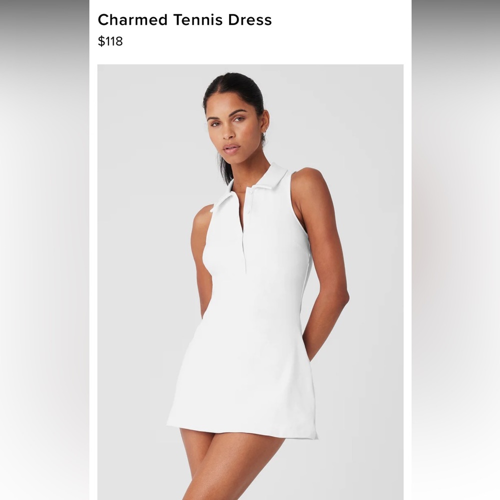 Alo Charmed Tennis Dress NWT